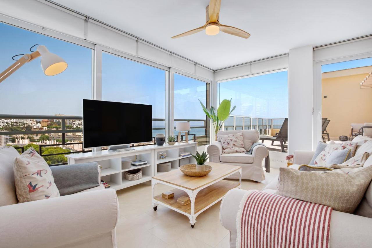 Crystalline View'S Of Carihuela - 3 Bedrooms Penthouse Torremolinos Buitenkant foto